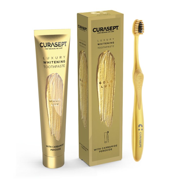 Gold Lux Curasept 75ml + Brosse à Dents