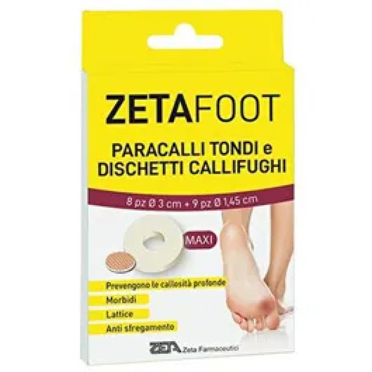 Coussinets ronds pour les pieds Zeta et coussinets de maïs ZETA 8 + 9 pièces