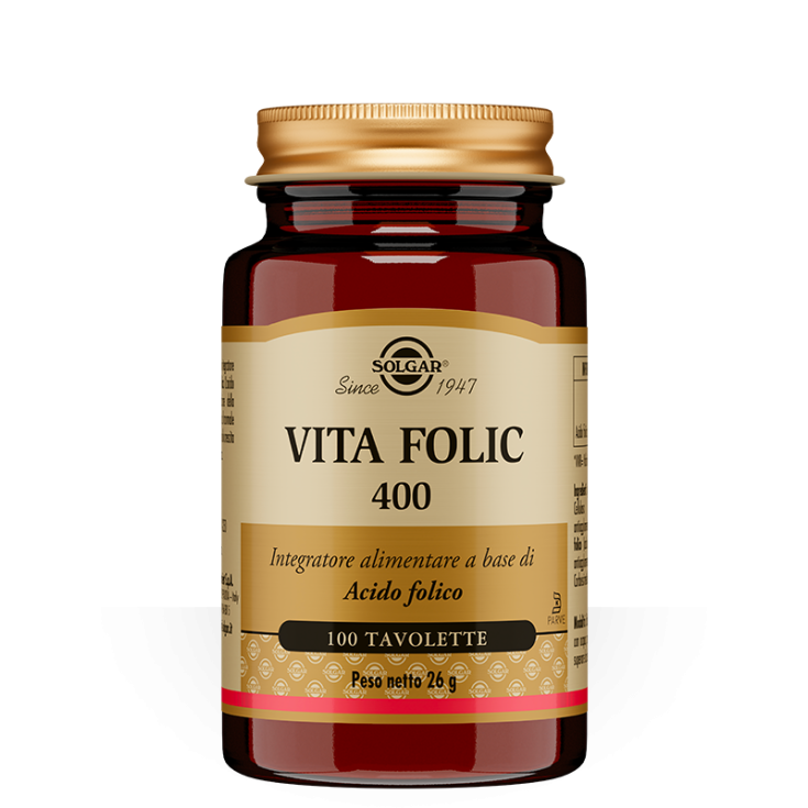 Vita Folic 400 Solgar 100 Comprimés