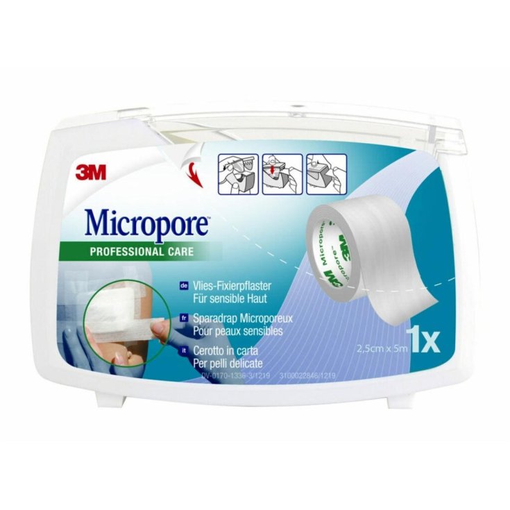 Micropore Ruban Chirurgical Bobine 3M 25x500cm