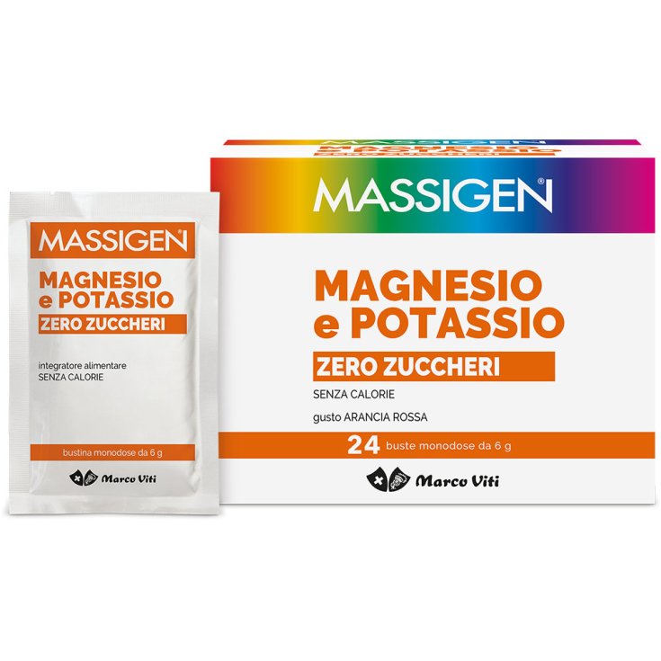 Massigen Magnésium Et Potassium 24 + 6 Sachets