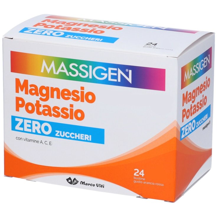 MASSIGEN® MAGNÉSIUM POTASSIUM ZÉRO SUCRE Marco Viti 24 Sachets