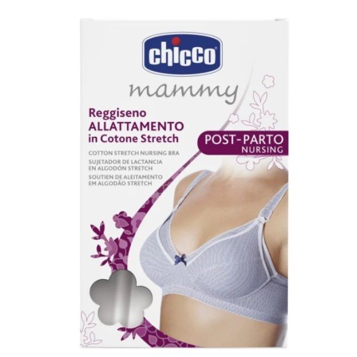 Mammy Soutien-Gorge Allaitement En Coton Stretch Blanc Taille 4D Chicco®