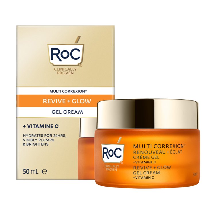 MULTI CORREXION® Revive + Glow RoC Gel Crème Illuminateur 50ml