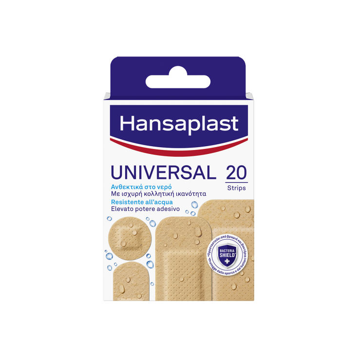 Elastoplast Pansements Universels 4 Tailles Assorties 20 Pièces