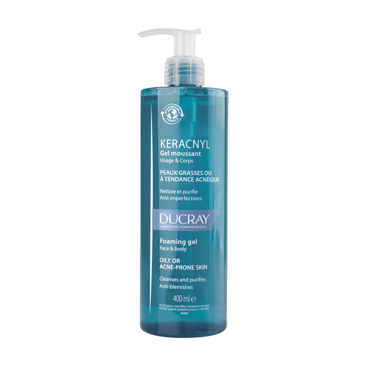 KERACNYL DUCRAY Gel Nettoyant 400 ml