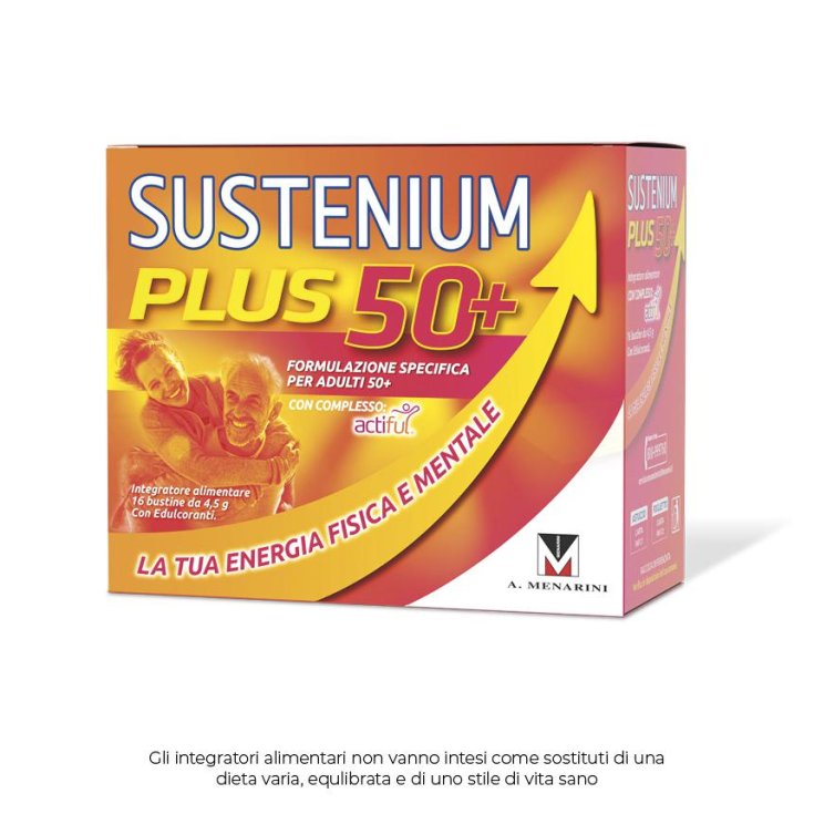Sustenium Plus 50+ A. Menarini 16 Enveloppes