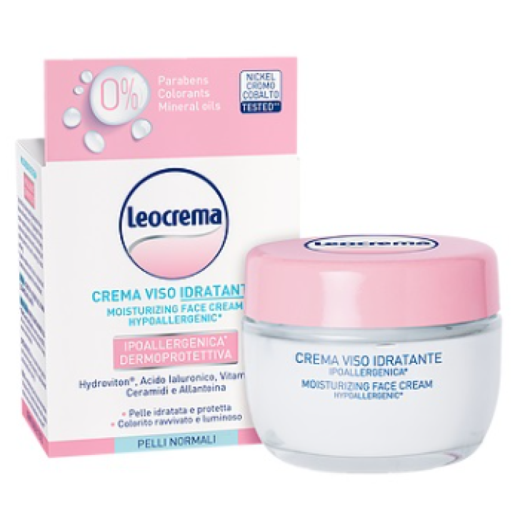 Leocrema Crème Visage Hydratante Hypoallergénique 50 ml