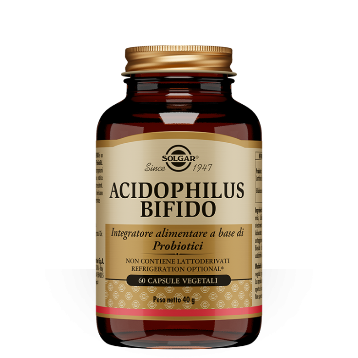 Acidophilus Bifido Solgar 60 Capsules Végétariennes
