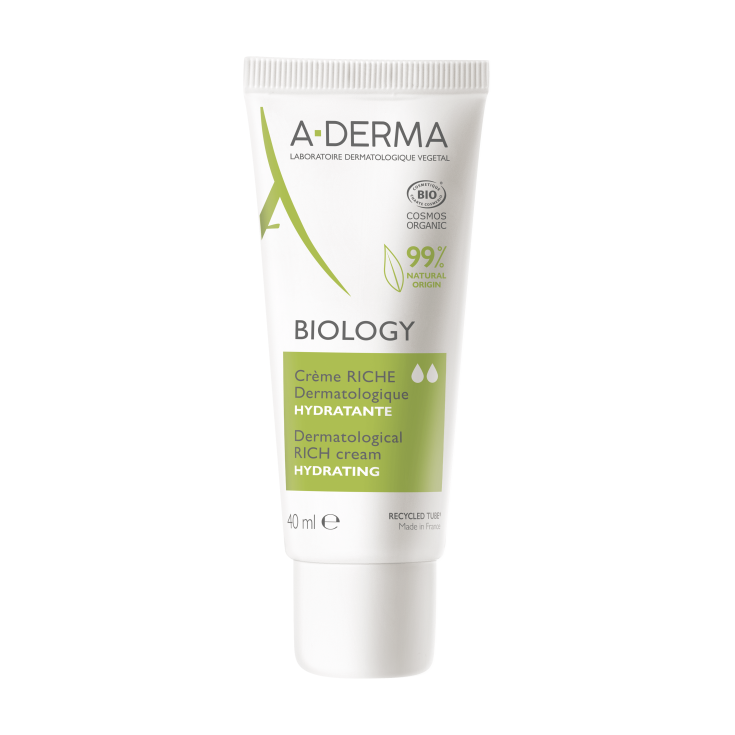 BIOLOGY A-DERMA crème riche dermatologique hydratante 40ml