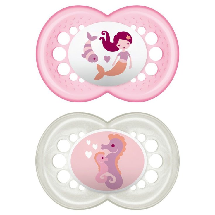 MAM Original 6+ Sucettes en caoutchouc pour femmes 2 pièces