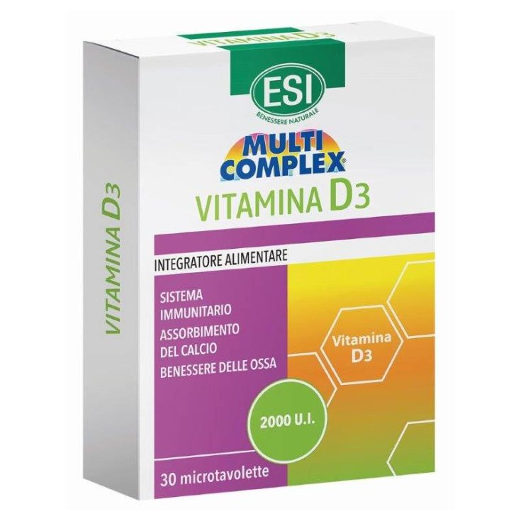 MULTI COMPLEX Vitamine D3 ESI 30 Comprimés