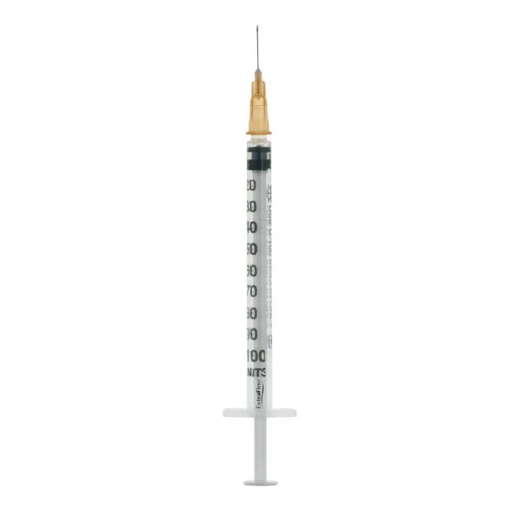 Seringue 1ml Pour Insuline Avec Aiguille G26 13mm Farmatexa® SofTouch Med + s® 100 Pièces