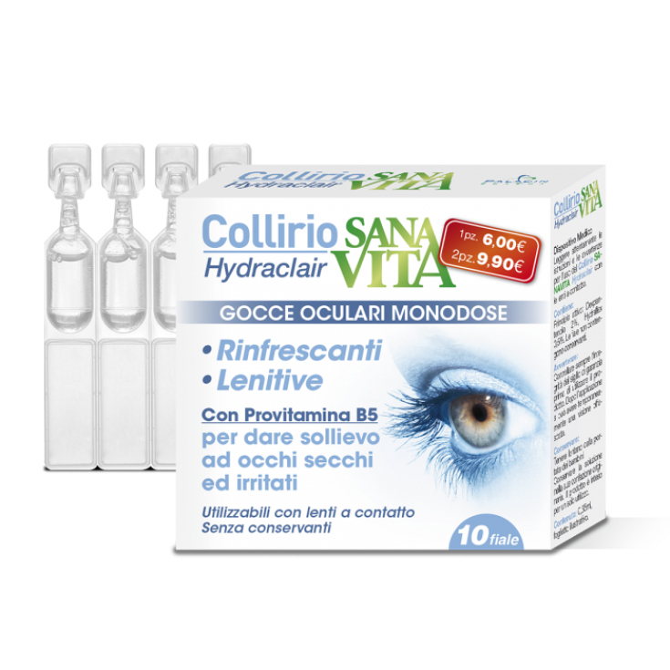 HydraClair SANAVITA 10 collyres unidoses