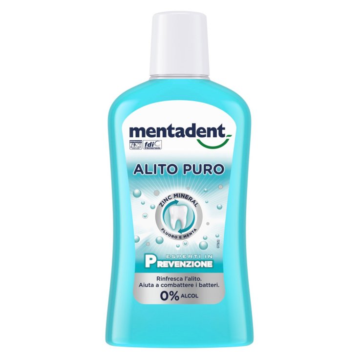 Mentadent Pure Breath Bain de Bouche 500 ml