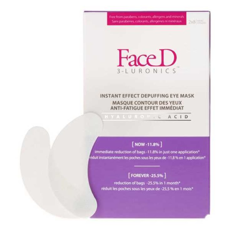 Masque pour les yeux anti-fatigue FaceD 3-Luronics 8 patchs