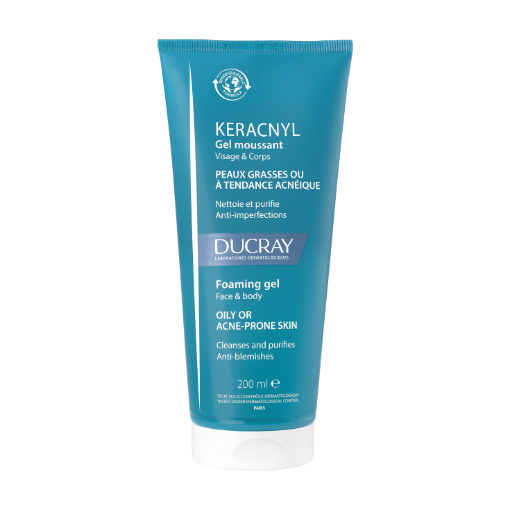 KERACNYL Ducray Gel Nettoyant 200 ml