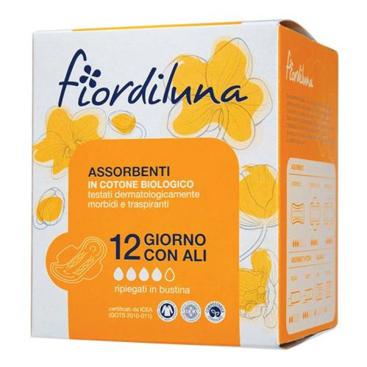 Fiordiluna Absorbants en coton bio 12 pièces