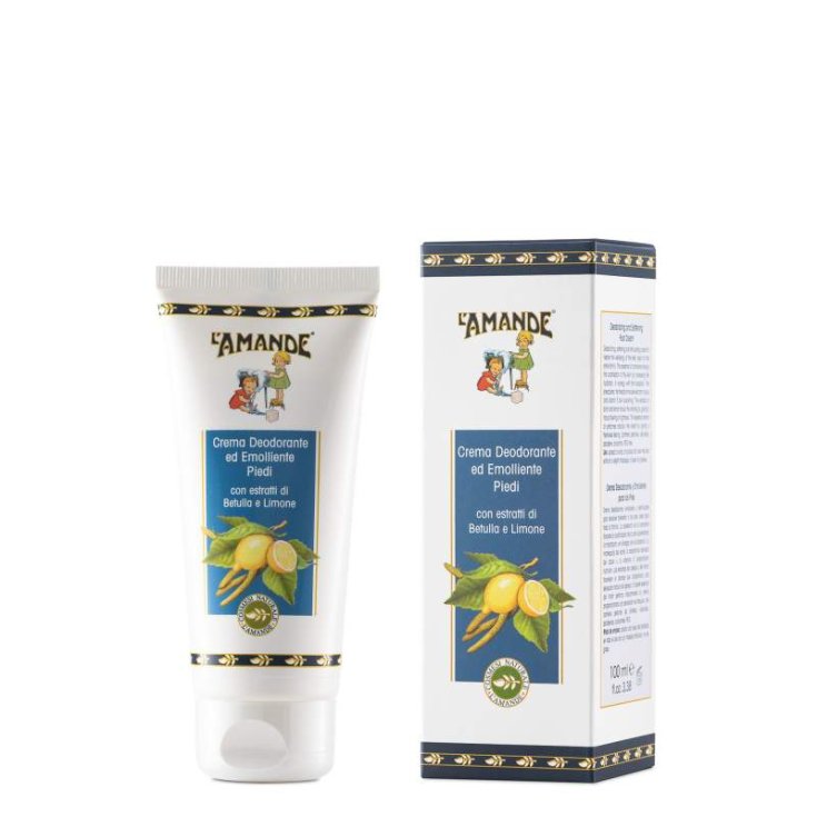 L'Amande Déodorant et Crème Emolliente Pieds 100 ml