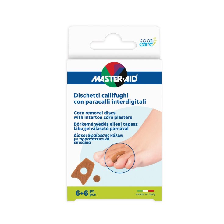 Disques Callifughi avec coussinets FootCare Master-Aid® 6 + 6 pièces