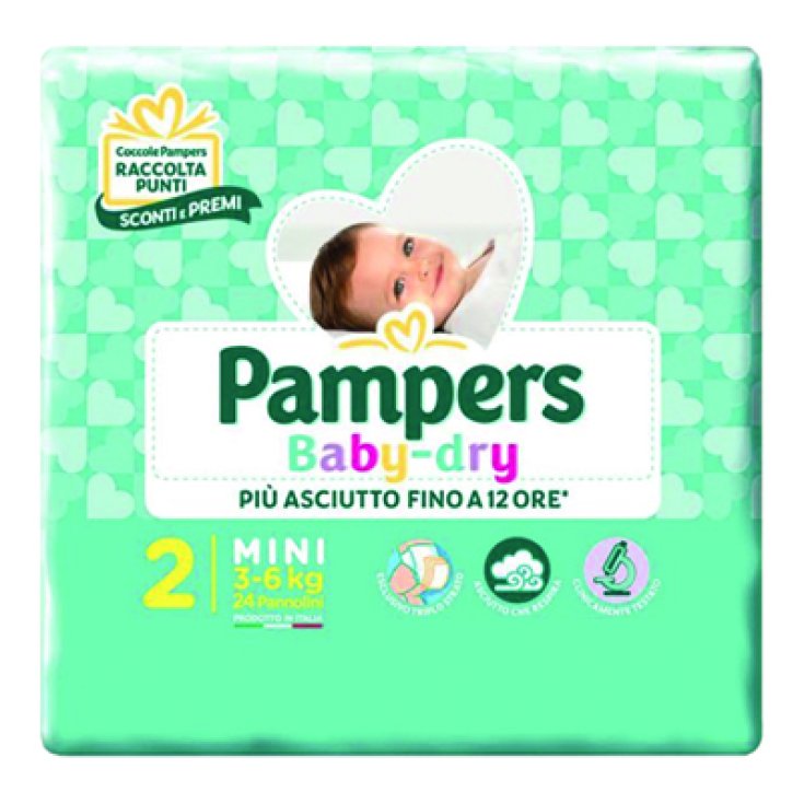 Pampers Baby-Dry Taille 2 Mini 75 Couches