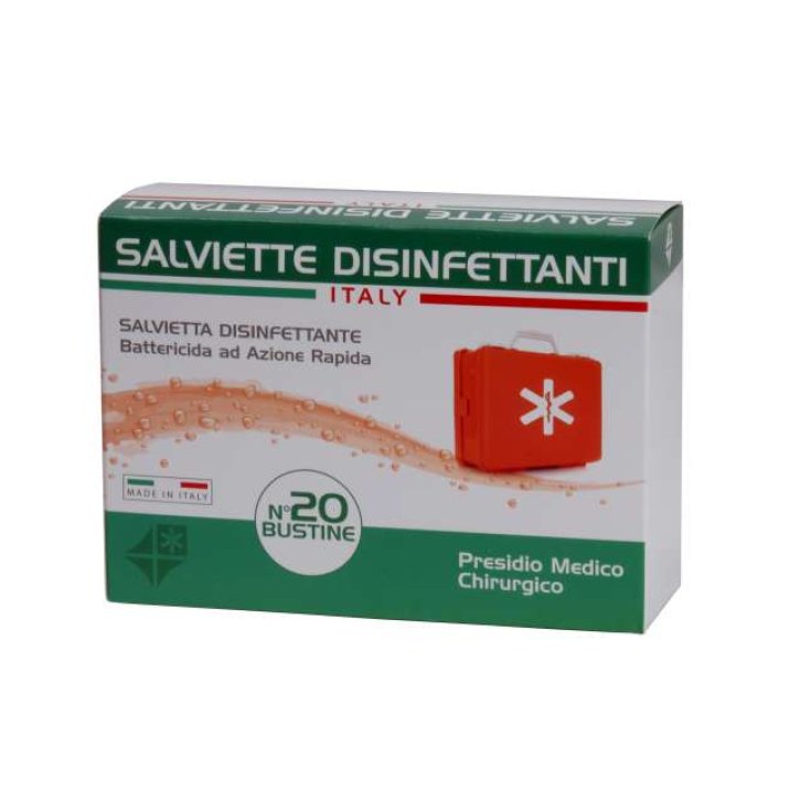 Italie PB Pharma Lingettes Désinfectantes 20 Sachets