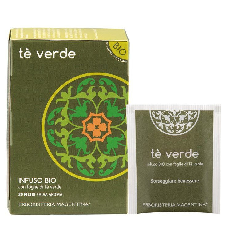 Thé Vert Infusé Bio Herboriste Magentina 20 Filtres