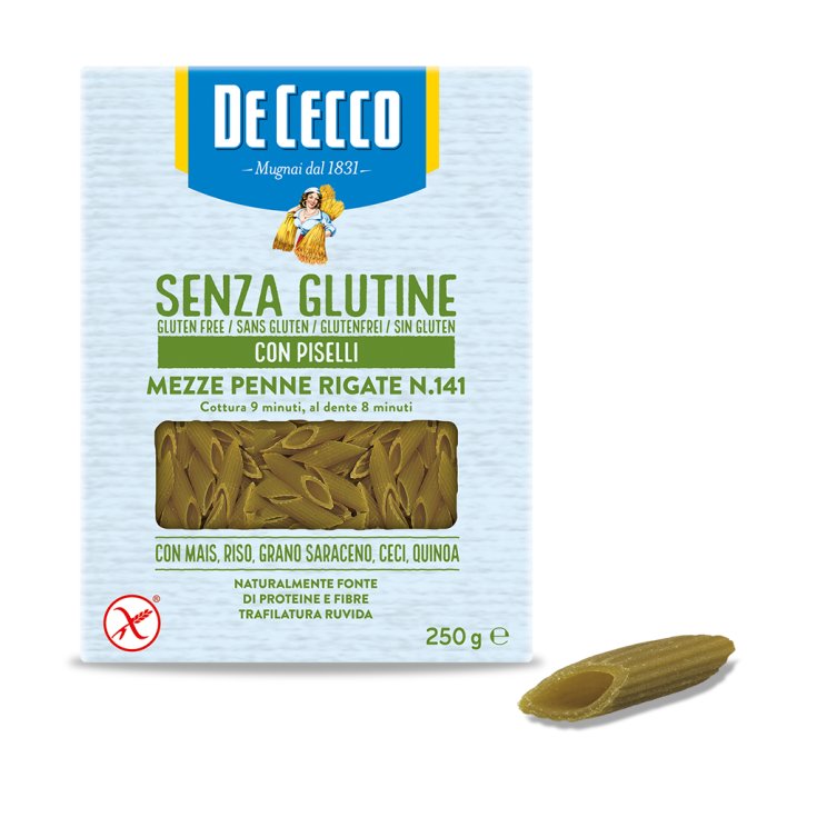 Mezze Penne Rigate N.141 Aux Pois De Cecco 250g