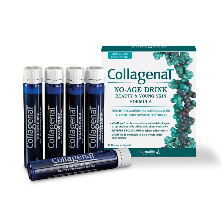 CollagenaT BOISSON SANS AGE Pharmalife 10 Ampoules