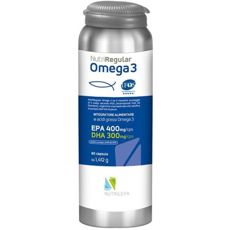 Oméga 3 Nutriregular Nutrileya 80 Gélules