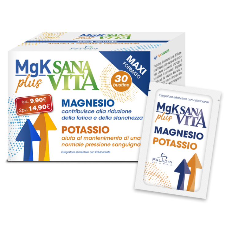 MGK Plus Magnésium Potassium SANAVITA 30 Sachets