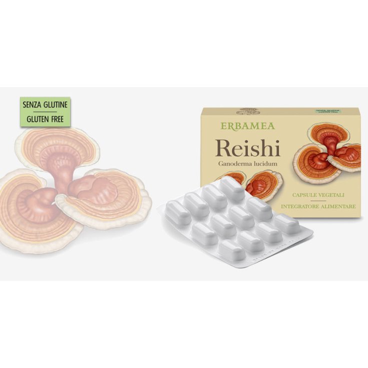 Reishi Erbamea 24 Capsules Végétariennes