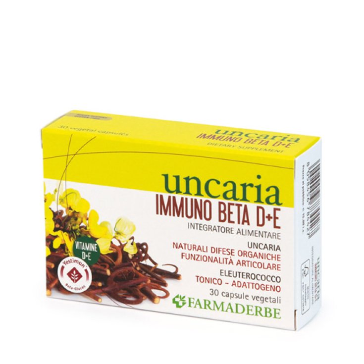 Uncaria IMMUNO BETA D + E Farmaderbe 30 Gélules