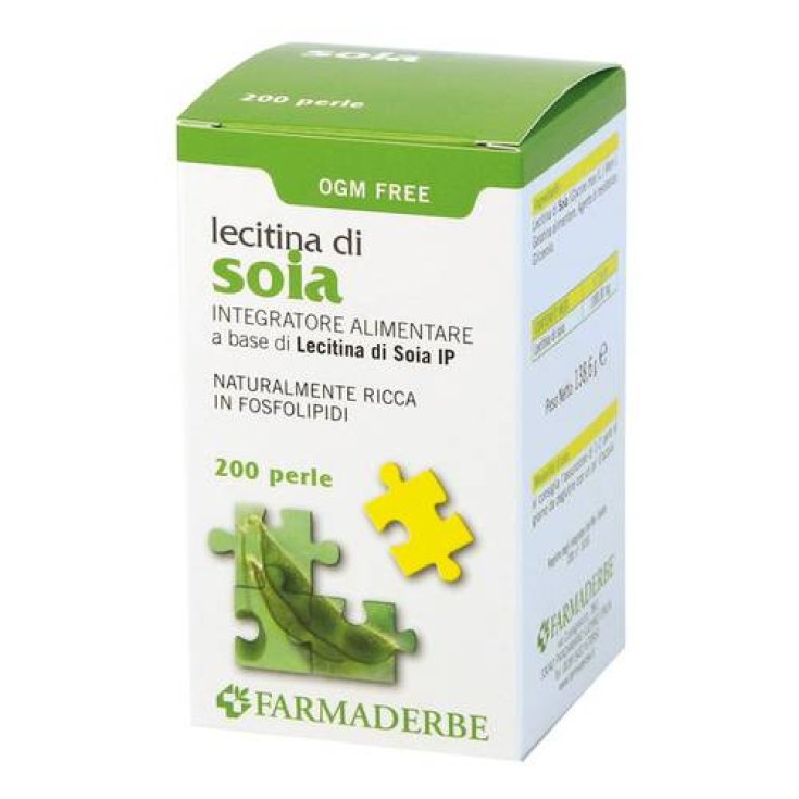 Farmaderbe Lécithine de Soja 200 Perles