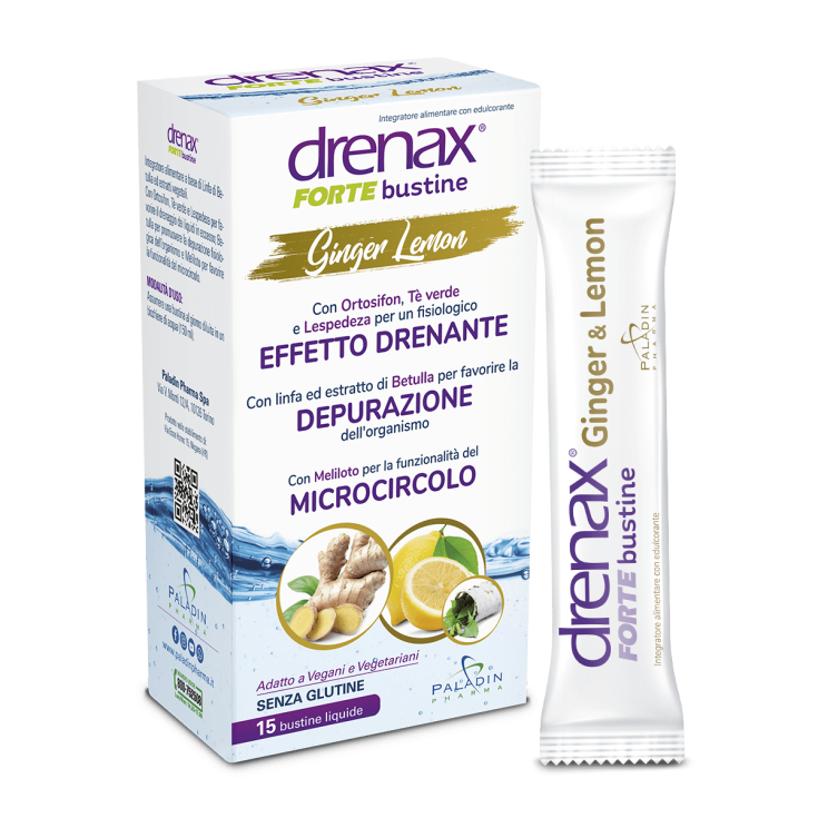 Drenax Forte Gingembre Citron Paladin Pharma 15 Stick Pack