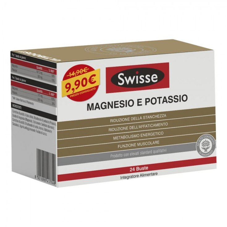 Magnésium et Potassium SUISSE 24 Sachets PROMO