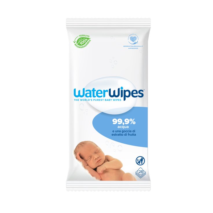 WaterWipes Lingettes humides biodégradables 28 pièces