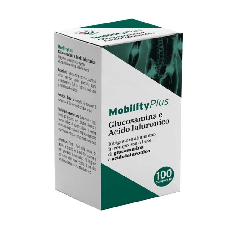 MobilityPlus Glucosamine et Acide Hyaluronique 100 Comprimés