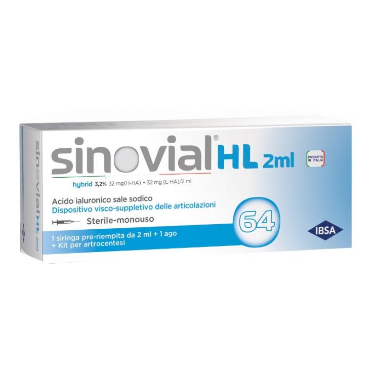 Sinovial Hl 64 2ml Ibsa 1 Pièce + 1 Kit