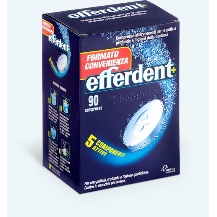 Efferdent Perrigo 90 Comprimés Effervescents