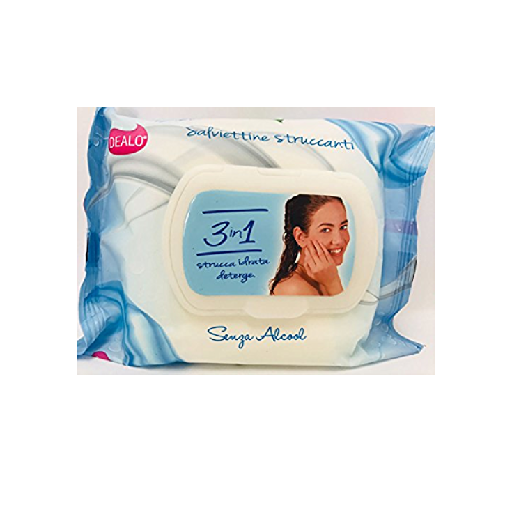Dealo Lingettes Démaquillantes 3 en 1 30 Pièces
