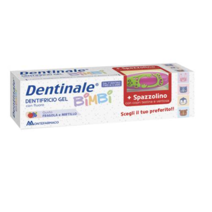 Dentifrice Dentinale Bimbi + Brosse à Dents Montefarmaco