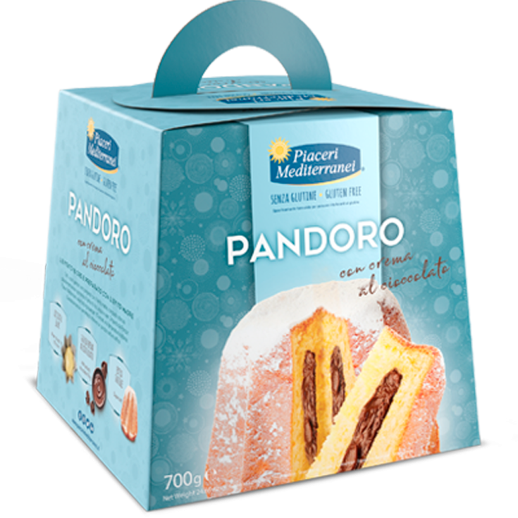 Pandoro Avec Crème Au Chocolat Piaceri Mediterranei 700g