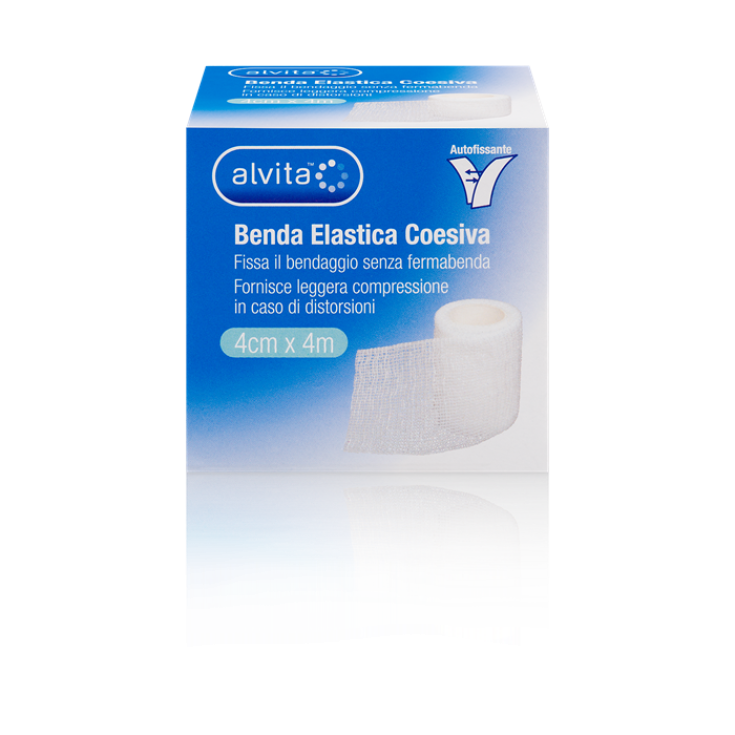 BANDAGE ÉLASTIQUE COHÉSIF ALVITA® 4X4