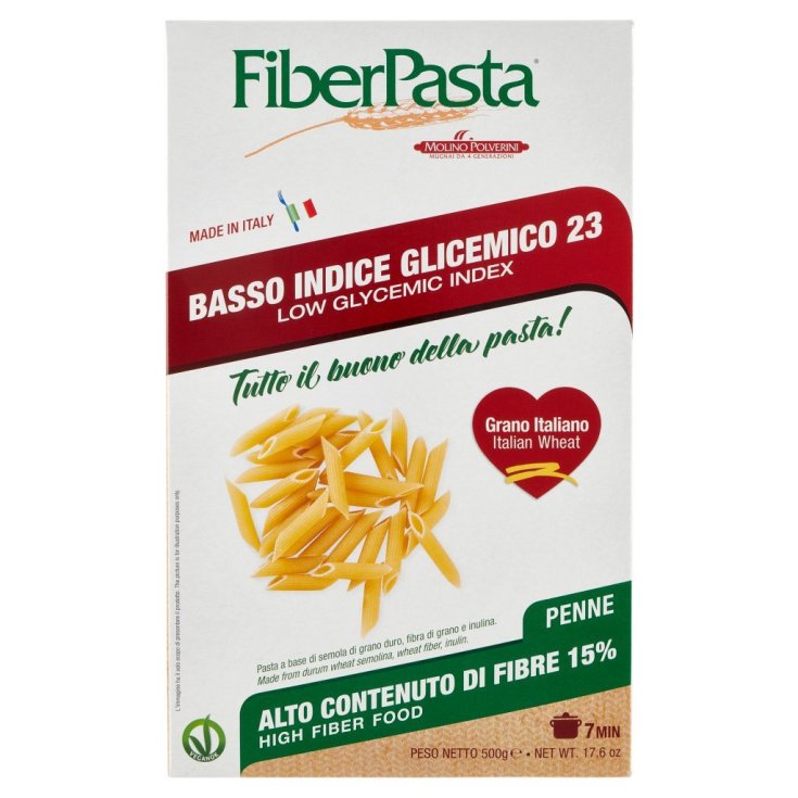 PENNE BAS INDICE GLYCÉMIQUE FiberPasta 250g