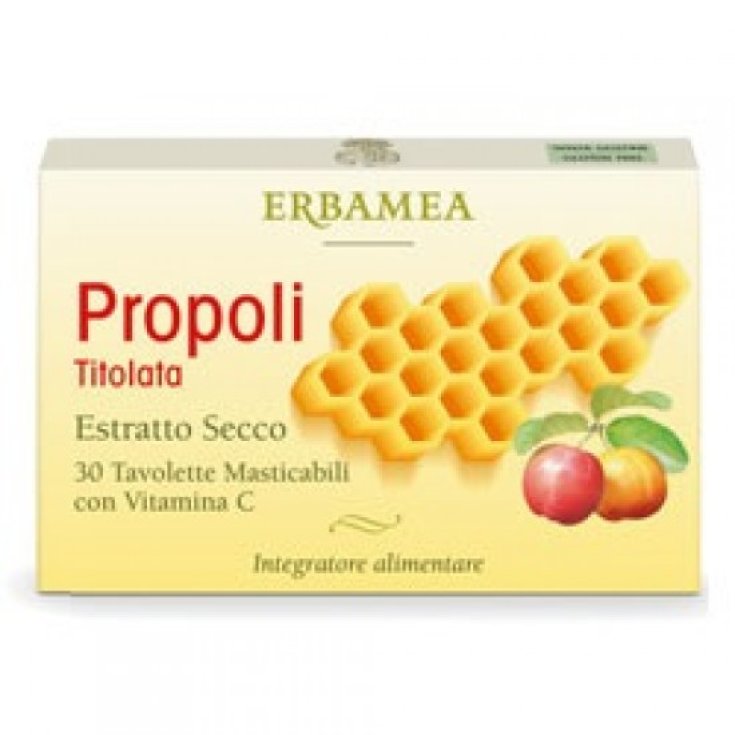 PROPOLIS TITREE HERBAMEA 30 COMPRIMES A CROQUER