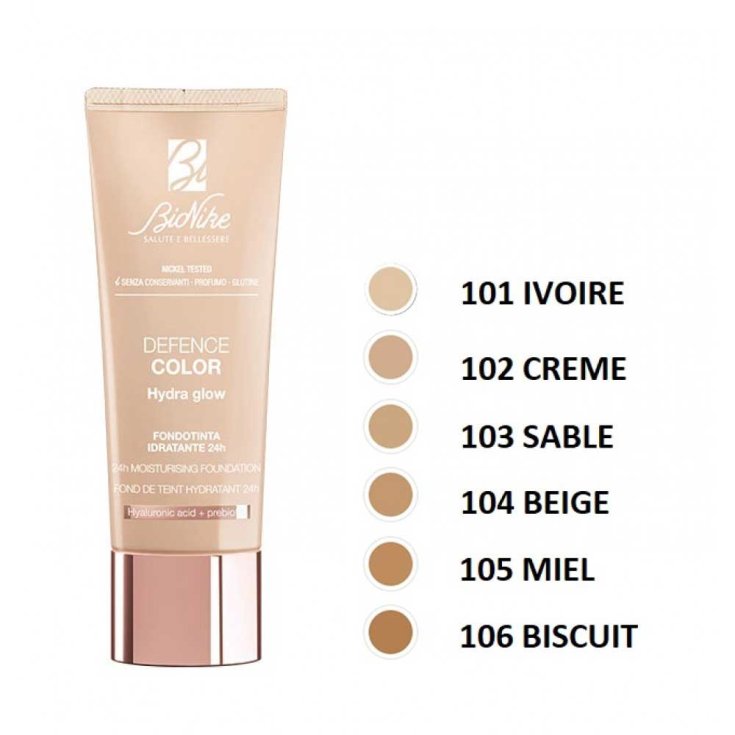 DEFENSE COLOR HYDRA GLOW N. 106 BISCUIT BioNike 30ml