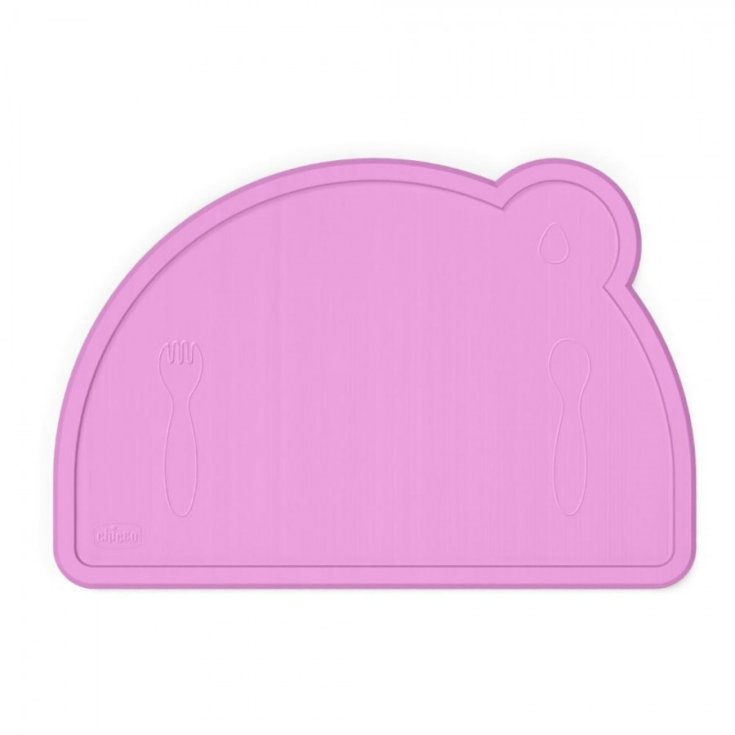 Sets de table en silicone rose CHICCO 1 pièce