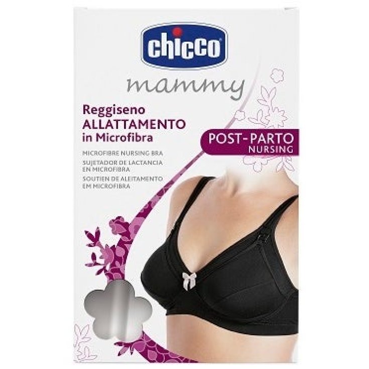 Soutien-Gorge Allaitement Mammy En Microfibre Noir Taille 4D Chicco®