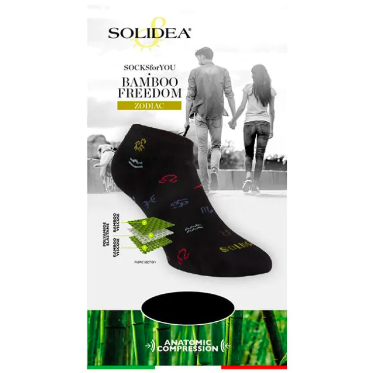 Chaussettes For You Bamboo Freedom Zodiac Bordeaux Taille L Solidea 1 Paire